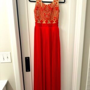 Elegant Red Evening Gown